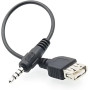 Cabo Audio P2 X Usb Femea 20cm - Cod: 2328