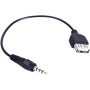Cabo Audio P2 X Usb Femea 20cm - Cod: 2328