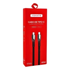 Cabo Celular Type c X Type c 65w Tomate Tc-301cc Cod: 5370