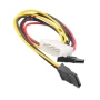 Cabo Adapt. Molex X 2 Sata 20cm D-cic02 Cod: 4305