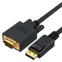 Cabo Displayport Macho Para Vga Macho 1.8mts Cod: 5266 Cabo Displayport Macho Para Vga Macho 1.8mts Cod: 5266