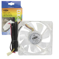 Cooler Fan P/ gabinete 8x8cm Com 4 Led Colorido 12v 2500rpm - Cod: 4500