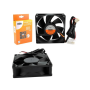 Cooler Fan para gabinete 8x8cm Preto Cod: 257