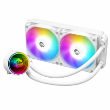 Cooler Water 240mm Rgb Hidro Branco Hayom Fc1315 Cod: 5562