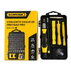 Kit Chaves Precisão 115 Pçs Bomvink Bom-3114 - Cod: 4978