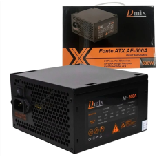 Fonte Atx Real 500wr Dmix Af-500a Automática - Cod: 174