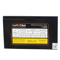 Fonte Atx Real 500wr Hayom Pw1650 C/ Cabo Cod: 5296