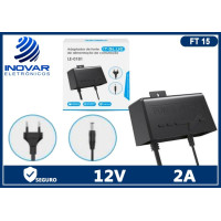 Fonte Bivolt 12v 2amp It-blue Le-0181 Plug P4 (5.5mm X 2.1) Cod: 5177