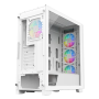 Gabinete Gamer Branco Hayom Gb1780 C/ 4 Cooler Rgb S/ Fonte Cod: 4410