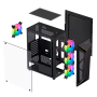 Gabinete Gamer Hayom Gb1713 C/ 4 Fans Rgb S/ Fonte Cod: 3901