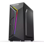 Gabinete Gamer Hayom Gb1713 C/ 4 Fans Rgb S/ Fonte Cod: 3901