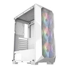 Gabinete Gamer Branco Hayom Gb1730 C/ 3 Cooler Rgb S/ Fonte Cod: 4408