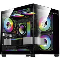 Gabinete Gamer Aquario Hayom Gb1791 C/ 4 Fans Preto- Cod: 5431