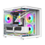 Gabinete Gamer Aquario Hayom Gb1799 C/ 4 Fans Preto- Cod: 5432