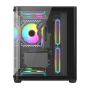 Gabinete Gamer Aquario Hayom Gb1798 C/ 4 Fans - Cod: 5244