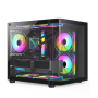 Gabinete Gamer Aquario Hayom Gb1798 C/ 4 Fans - Cod: 5244