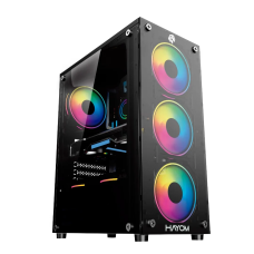 Gabinete Gamer Hayom Gb1749 C/ 4 Fans Rgb - Cod: 4794