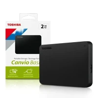 Hd Externo 2tb Toshiba Canvio Basics Hdtb520xk3aa Preto Cod: 5492