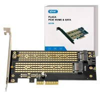 Placa Pci-e 8x P/ M.2 Sata e Nvme Knup Kp-ad136 - Cod: 5002