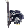 Placa Pci-e Usb 3.0 Dex Dp-23 ( 2 Saidas Usb 3.0 + 1 Interna ) - Cod: 4644