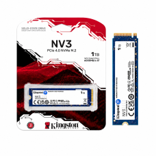 Hd M.2 Nvme. 1tb Kingston Nv3 Snv3s/1000g 6000/4000 Mb/s Cod: 4789