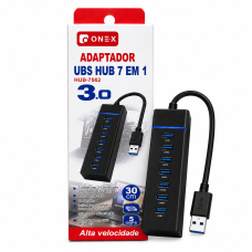 Hub Usb3.0/ 7 Portas Onex Hub-7562 Cod: 5150