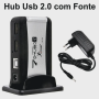 Hub Usb 7 Portas C/ Fonte Knup Hb-t68 Cod: 1895