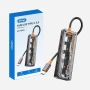 Hub Usb3.0/ 5 Portas Knup Kp-hb505 ( 4usb3.0+ 1 Type c ) Cod: 5435