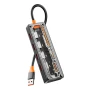 Hub Type c / 5 Portas Knup Kp-hb506 ( 4usb3.0+ 1 Type c ) Cod: 5436