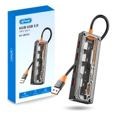 Hub Type c / 5 Portas Knup Kp-hb506 ( 4usb3.0+ 1 Type c ) Cod: 5436