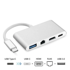 Hub Type-c It-blue Le-4139 ( Glan/ Hdmi/ Usb3.0/ Type C ) - Cod: 4302
