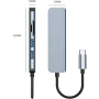 Hub Usb-c/ 5x1 Shinka 5in1( Usb3.0 / Sd Tf/ Type-c )- Cod: 4581