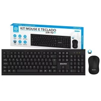 Teclado + Mouse S/ Fio Hoopson Tpc-077ks -  Cod: 4986