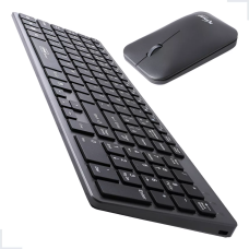 Teclado + Mouse Sem Fio Knup Kp-te117 - Cod: 1825