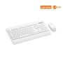 Teclado + Mouse S/ Fio Lecoo Kw202 Branco - Cod: 4870