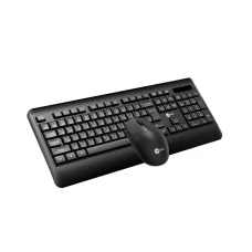 Teclado + Mouse S/ Fio Lecoo Kw202 Preto - cod: 5067