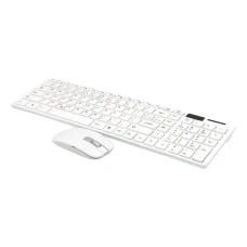 Teclado + Mouse S/ Fio Hoopson Tpc-077ksb Branco Cod: 5439