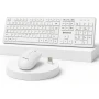 Teclado + Mouse S/ Fio Hoopson Tpc-077ksb Branco Cod: 5439 Teclado + Mouse S/ Fio Hoopson Tpc-077ksb Branco Cod: 5439