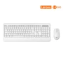 Teclado + Mouse S/ Fio Lecoo Kw202 Branco - Cod: 4870