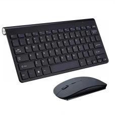 Teclado Mini + Mouse Sem Fio a Gold Tcd-02 Preto - Cod: 4610