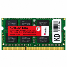Memoria Notebook 8gb Ddr3l 1.35v 1600mhz Keepdata Cod: 3320