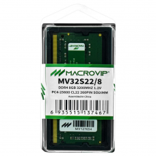 Memoria Notebook Ddr4 8gb 3200mhz Macrovip - Cod: 4333