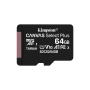 Micro Sd 64gb Kingston Class10 Canvas 100mb/s Cod: 34