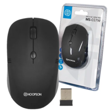 Mouse Sem Fio Hoopson Ms-037w 1200dpi Preto - Cod: 3123