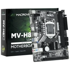 Placa Mãe S1150 Macrovip Mv-h81v2 M.2 Ddr3 Glan Vga Hdmi Cod: 4546 