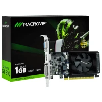Placa Video Ddr3 1gb Gf Macrovip G210 64bits Mv-g210lp1gd3 Cod: 5477