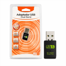 Wireless Adaptador Usb Uac10d 5ghz + Bluetooth Dual Band Cod: 5553