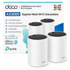 W. Whole Home Tp-link Mesh Deco X55. (kit Com 2) Wi-fi 6 Ax3000 Cod: 5206