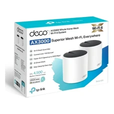 W. Whole Home Tp-link Mesh Deco X55. (kit Com 2) Wi-fi 6 Ax3000 Cod: 5206