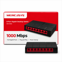 Switch Gigabit 08 Portas Mercusys Ms108g Glan 10/100/1000 Cod: 3360